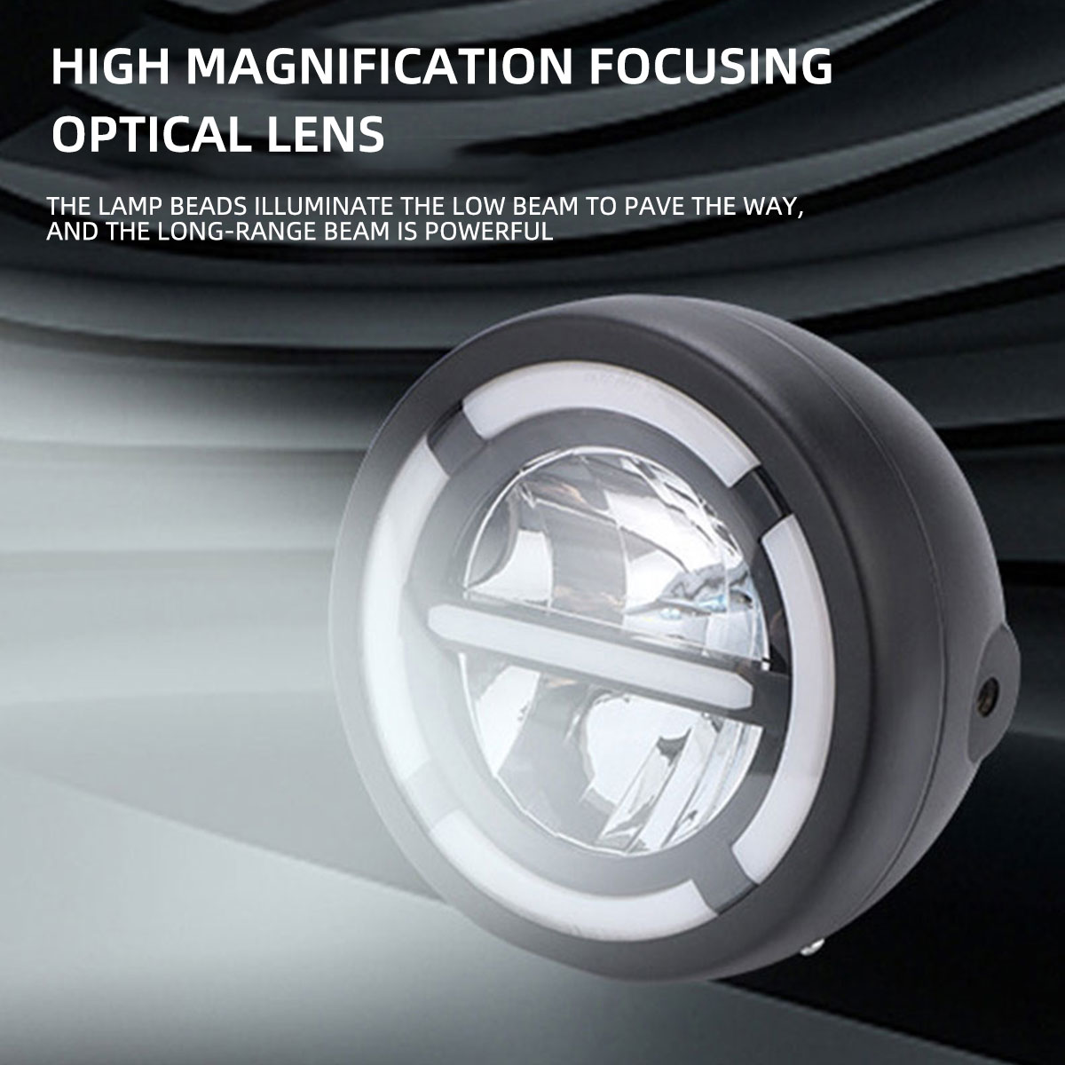 Faro a LED da 7 pollici per au - Universal Motorcycle Led Headlight Projector recensione e prezzo
