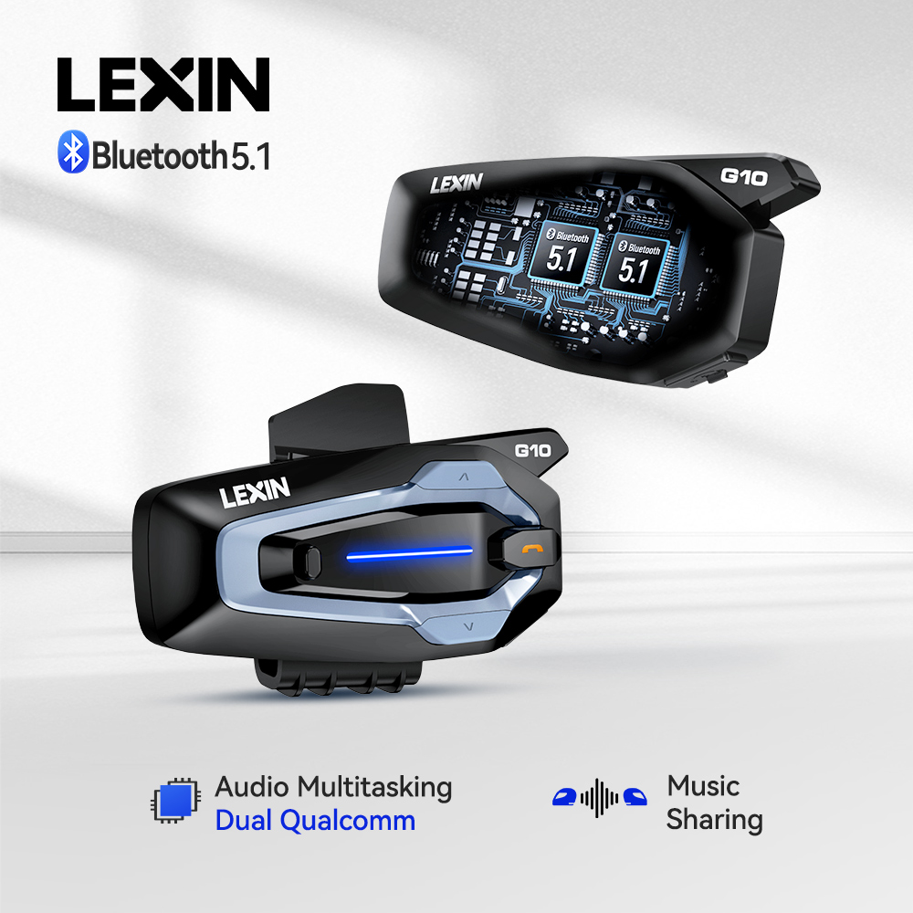 NEW-LEXIN G10 Interfono per Ca - Full Face Motorcycle Helmet With Bluetooth recensione e prezzo